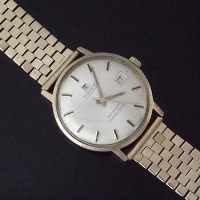 Lot 360 - Tissot Visodate auto watch with gold strap.
