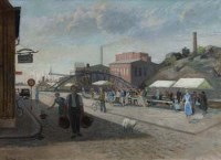 Lot 376 - Carl Cheek, Summer, oil