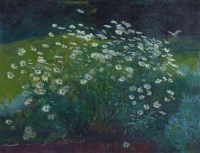 Lot 387 - Frederick Dubery, Mid-Day Daisies, oil.