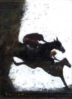 Lot 404 - David Barrow, Up and Over, oil.