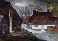 Lot 441 - Ernest Greenwood, Kentish Farmstead, m/m.