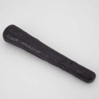Lot 30 - Shillelagh with clover carvings.