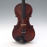Lot 102 - Violin by A.W.L. Wood, Leeds, April 1899 and case.