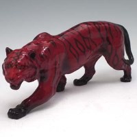 Lot 146 - Royal Doulton Flambe Tiger
