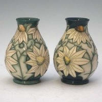 Lot 162 - Pair Moorcroft springtime vases by Rachael