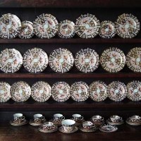 Lot 200 - Crown Derby pattern 2451 composite tea set.
