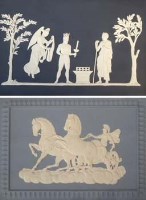 Lot 239 - Two Wedgwood framed plaques