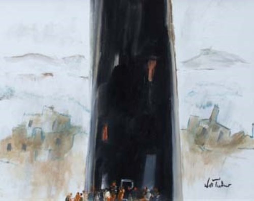 Lot 613 - William Turner, Late for Work!, oil.