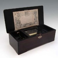 Lot 6 - 12 air musical box.