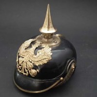 Lot 57 - German WW1 helmet.