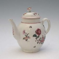 Lot 97 - Christians Liverpool teapot.