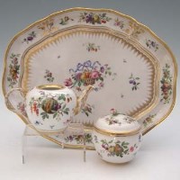 Lot 111 - Russian part caberet set.
