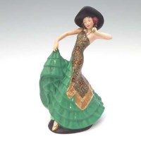Lot 161 - Crown Devon Dancing Lady.