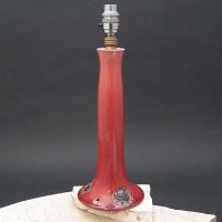 Lot 174 - Moorcroft flamminian lamp base.