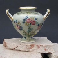 Lot 177 - Macintyre Moorcroft twin handled vase