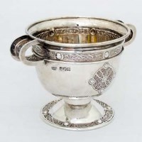 Lot 266 - Dublin Silver celtic design trophy