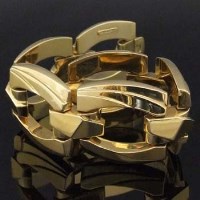 Lot 296 - 18ct gold Donna Gemma bracelet