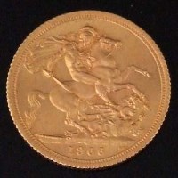 Lot 358 - 1966 sovereign.