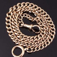 Lot 360 - 9ct gold flat curb graduated necklace on chain