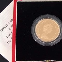 Lot 361 - Hong Kong $1000 gold coin.