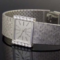Lot 383 - Patek Philippe 18ct white gold lady's bracelet