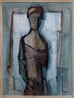 Lot 407 - Tadeusz Was, Suffering, mixed media.