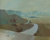 Lot 448 - Ruth J. Pilkington, Winding Road, South Africa, oil.