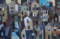 Lot 473 - Peter Stanaway, The Cut, Salford, Liverpool Street, oil.