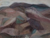 Lot 499 - E.V. Blackadder, Tuscan Landscape, watercolour.