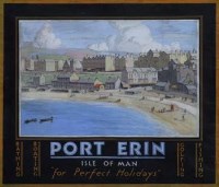 Lot 501 - W.S. Woodman, Port Erin, Isle of Man - For Perfect Holidays, gouache