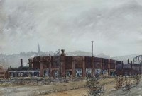 Lot 541 - Reginald Haggar, Longton, watercolour.
