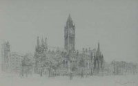 Lot 554 - After William Geldart, Manchester scenes, signed prints (10).
