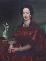 Lot 570 - G. Evans, Seated female portrait, oil.