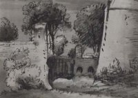 Lot 595 - Dr. Thomas Monro, Castle Ruins, wash.