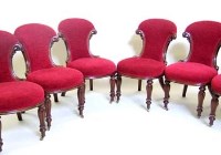 Lot 659 - Set of eight Victorian mahogany dining chairs circa 1870