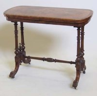 Lot 666 - Victorian mahogany fold-over card table circa 1880