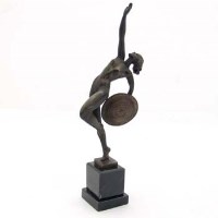 Lot 7 - Spelter figure.