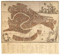 Lot 70 - Venice-Ughi, Lodovico. Nuova pianta dell'inclita citta di Venezia regolata l'anno 1787.