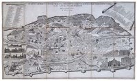 Lot 71 - Roma - Losi, Carlo.  Pianta di Roma come si trova al presente colle alzate delle fabriche piv nobili, cosi antich ecome moderne 1784.