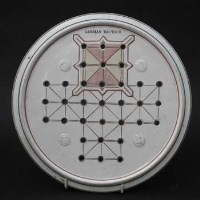 Lot 241 - Victorian China solitaire board.