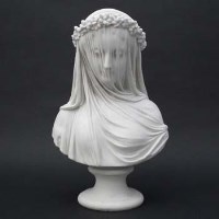Lot 272 - Copeland Parian veiled bride.