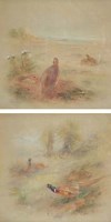 Lot 278 - Pair of watercolours by James Stinton.