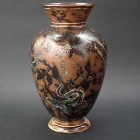 Lot 310 - Martin Brothers vase.