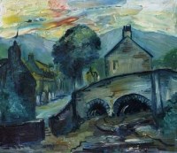 Lot 669 - J.L. Isherwood, North Wales, oil.