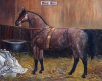 Lot 783 - Herbert St. John Jones, Post Boy, oil.