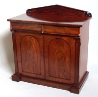 Lot 947 - Mid Victorian mahogany chiffonier