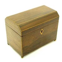 Lot 22 - Tea caddy.