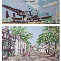 Lot 44 - Collection 25 Macclesfield silks including Avro Bomber.