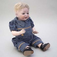 Lot 85 - German doll probably Kestner