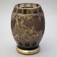 Lot 92 - Wolfgang Berndt Bohemian Haida glass vase.